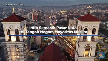 Video: Intip Semarak Pasar Natal di Tengah Negara Mayoritas Muslim