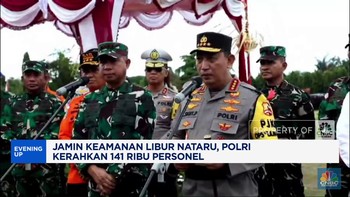 Video : Jamin Keamanan Libur Nataru, Polri Kerahkan 141 Ribu Personel