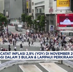 Video: Inflasi Jepang 2,9% di November 2024, Tertinggi Dalam 3 Bulan