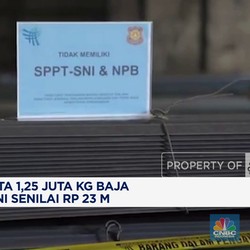 Video : Kemendag Sita 1,25 Juta Kg Baja Tak Sesuai SNI