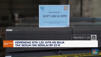 Video : Kemendag Sita 1,25 Juta Kg Baja Tak Sesuai SNI