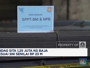  Kemendag Sita 1,25 Juta Kg Baja Tak Sesuai SNI