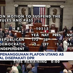 Video: RUU Penangguhan Plafon Utang AS Gagal Disepakati DPR