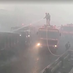 Potret Ledakan Truk Tangki Gas, 12 Orang Tewas Puluhan Luka luka