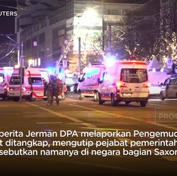 Video: Mobil Tabrak Kerumunan di Pasar Natal Jerman, 2 Orang Tewas