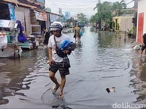 Dua Hari Hujan Lebat, Denpasar-Badung Terendam Banjir
