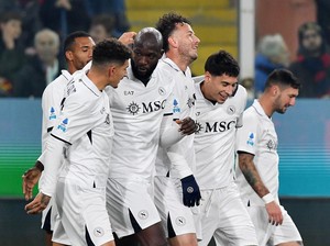 Genoa Vs Napoli: Menang 2-1, Lukaku dkk. ke Puncak Klasemen