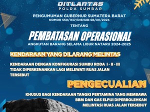 Operasi Lilin 2024 di Sumatera Barat: Ruas Jalan-Pembatasan Operasional