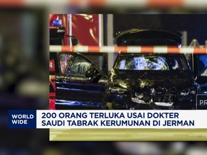 Video: 200 Orang Terluka Usai Dokter Saudi Tabrak Kerumunan di Jerman