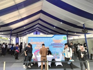 Ratusan Pengunjung Padati Job Fair BBPVP Medan