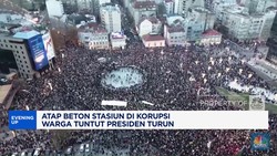 Video : Atap Beton Stasiun Dikorupsi, Warga Tuntut Presiden Turun