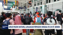 Video: Arus Mudik Nataru, Lonjakan Pemudik Hingga 5% di St. Senen
