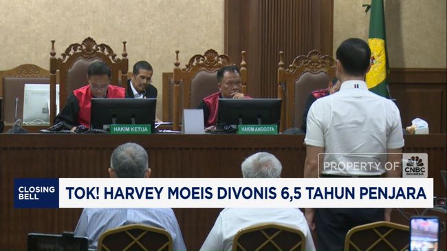 Harvey Moeis Divonis 6,5 Tahun Penjara