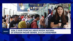 Video: Pantauan Arus Mudik Jelang Nataru, Stasiun Dipadati Penumpang