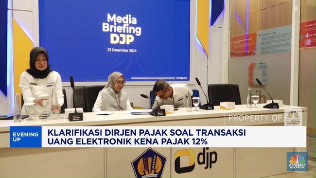 Dirjen Pajak Bicara Transaksi Uang Elektronik Kena PPN 12%