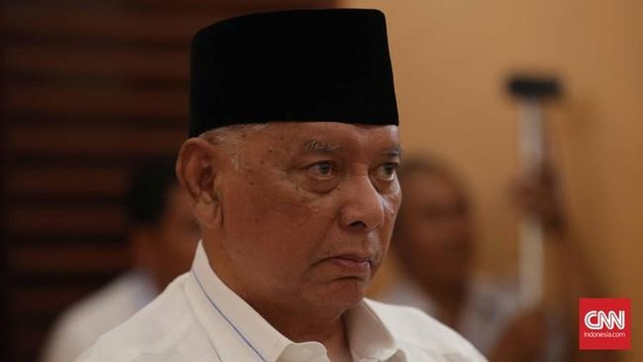 Eks Gubernur Kaltim Awang Faroek meninggal dunia. (CNN Indonesia/Safir Makki)