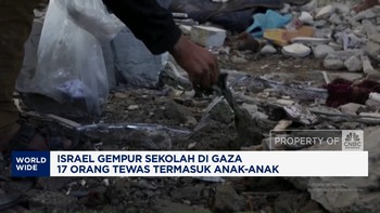 Video: Israel Gempur Sekolah di Gaza 17 Orang Termasuk Anak-Anak Tewas