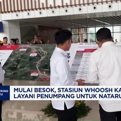 Video: Stasiun Whoosh Karawang Layani Penumpang Selama Nataru