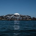 Pulau Migingo yang dihuni oleh penduduk yang sebagian besar mencari ikan nila di Danau Victoria di perbatasan Uganda dan Kenya.  (Photo by Yasuyoshi CHIBA / AFP/File Foto)