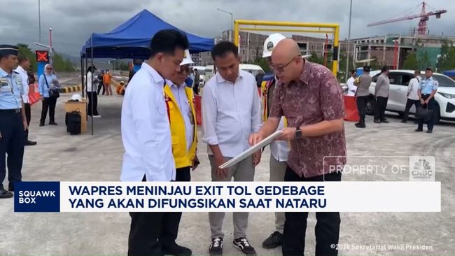 Video:Wapres Tinjau Exit Tol Gedebage Yang Akan Beroperasi Saat Nataru