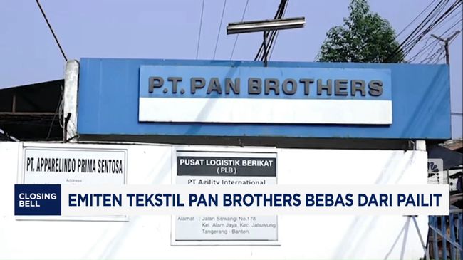 Emiten Tekstil Pan Brothers Bebas dari Pailit