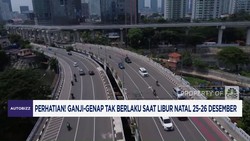 Video: Ganji-Genap Tak Berlaku Pada Tanggal 25 & 26 Desember