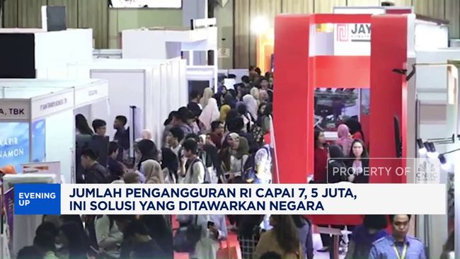 Jumlah Pengangguran RI Capai 7, 5 Juta, Negara Tawarkan Ini