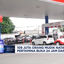 Video: Jutaan Orang Mudik Nataru, 1.820 SPBU Pertamina Buka 24 Jam