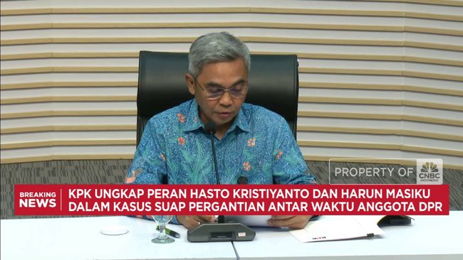 KPK Ungkap Peran Sekjen PDIP Hasto di Kasus Suap PAW DPR