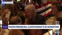 Video : Mantan Presiden Bill Clinton Dirawat di RS Georgetown
