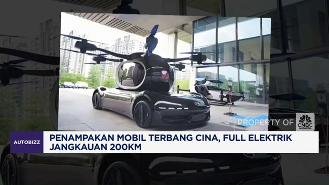 Penampakan Mobil Terbang China, Full Elektrik Jangkauan 200 KM