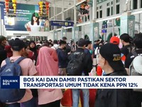 Video: Bos KAI & Damri Jamin Transportasi Umum Tidak Akan Kena PPN 12%