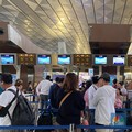 Suasana Bandara Soetta jelang Natal dan Tahun Baru, Selasa (24/12/2024). (CNBC Indonesia/Novina)
