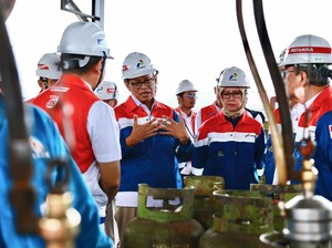Wamen ESDM Cek Satgas Nataru Pertamina, Jamin Pasokan Energi di Medan Aman