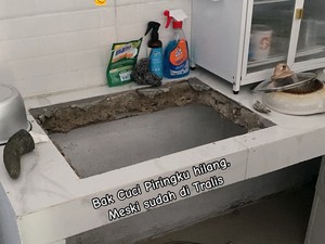 Viral Bikin Tak Bisa Berkata-kata, Maling Kepepet Curi Bak Cuci Piring