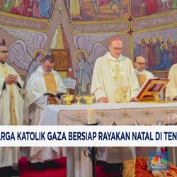 Video : Warga Katolik Gaza Rayakan Natal di Tengah Agresi Israel