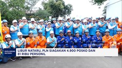 Video: Libur Nataru, PLN Siagakan 4.900 Posko & 81 Ribu Personil
