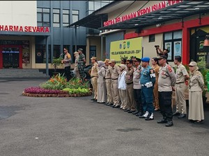 Polsek Kelapa Gading Sterilisasi Tempat Ibadah Cegah Ancaman Teror Saat Natal