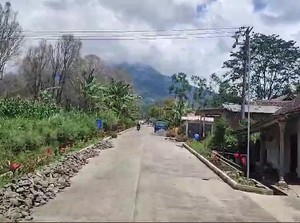 Total Panjang Jalan Desa yang Dibangun Bos Bakso Malang 1,5 Kilometer