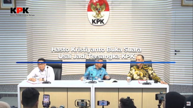 Hasto Kristiyanto Buka Suara Usai Jadi Tersangka KPK