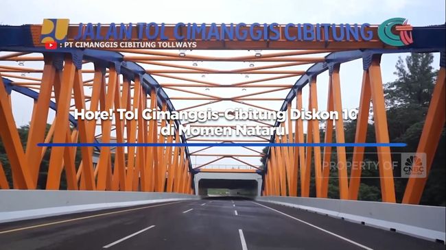 Hore! Tol Cimanggis-Cibitung Diskon 10% di Momen Nataru