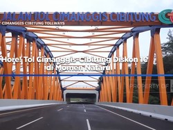 Hore! Tol Cimanggis-Cibitung Diskon 10% di Momen Nataru