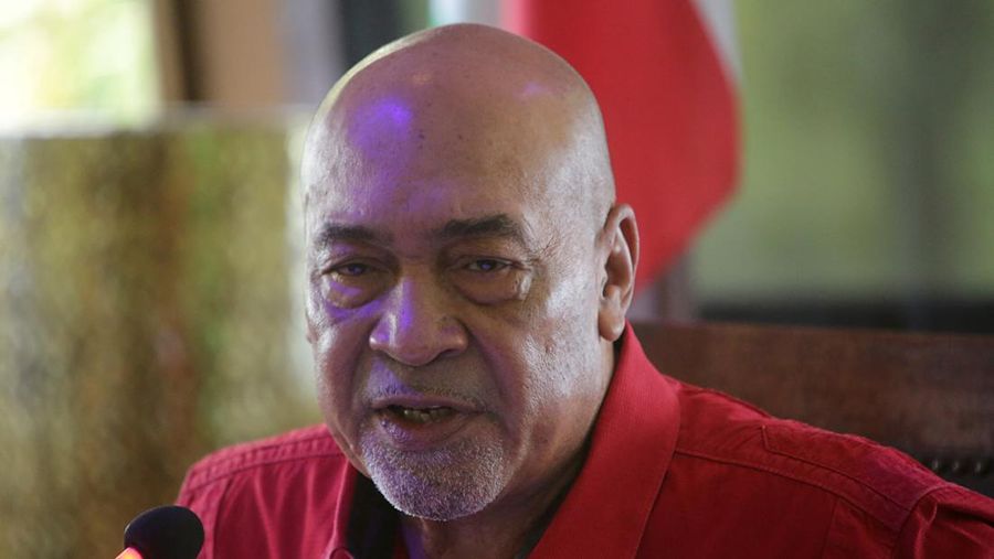 Mantan presiden Suriname Desi Bouterse. (REUTERS/Ranu Abhelakh)