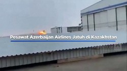 Pesawat Azerbaijan Airlines Jatuh Di Kazakhstan
