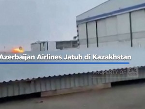Pesawat Azerbaijan Airlines Jatuh Di Kazakhstan