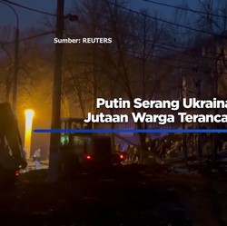 Putin Serang Ukraina Saat Natal, Jutaan Warga Terancam Kedinginan