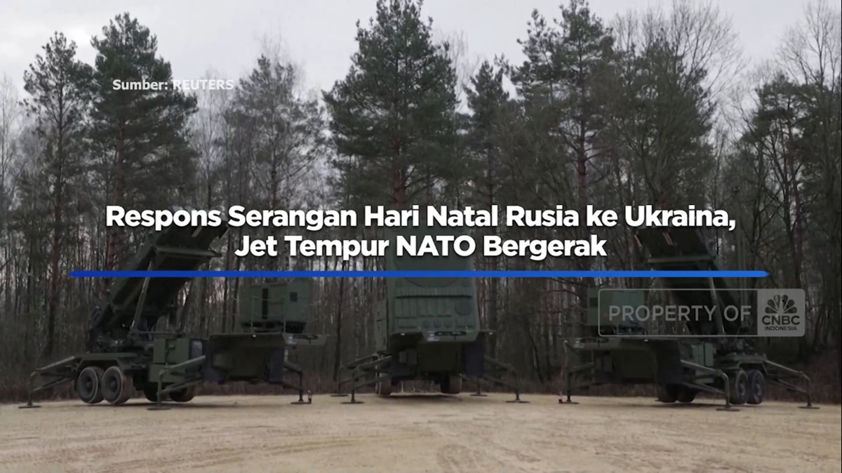 Respons Serangan Hari Natal Rusia ke Ukraina, Jet Tempur NATO Bergerak