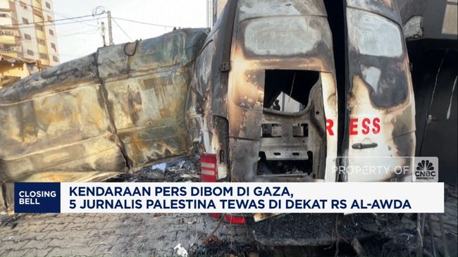 Israel Serang Kendaraan Pers di Gaza