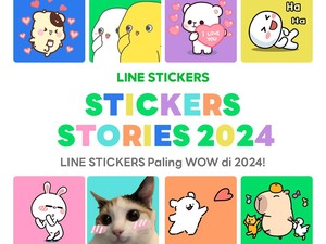 Ciptakan Momen Wow, 500 Juta Line Stickers Terkirim di 2024