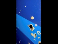 Potret Lubang-Lubang Bak Tembakan di Pesawat Azerbaijan Airlines